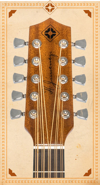 H. Jimenez LBQ1EBF Palomazo Bajo Quinto - Black Flame Maple