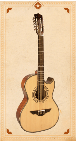 H. Jimenez LBQ1E Standard Series Bajo Quinto - Natural