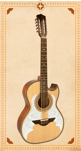 H. Jimenez LBQ3E Standard Series Bajo Quinto - Natural