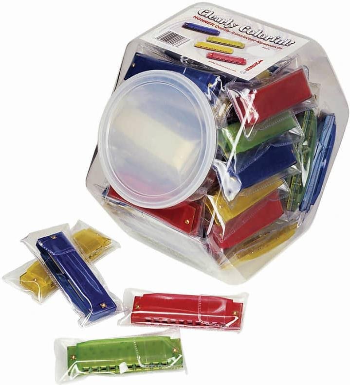Hohner CCH48 Clearly Colorful Translucent Harmonica