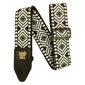 Ernie Ball 5343 White Savannah Jacquard Classic Guitar Strap Bass Strap