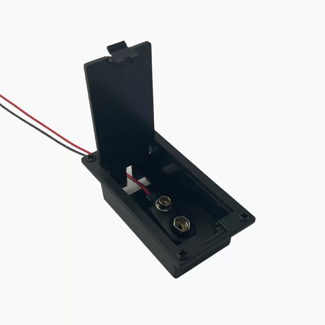 AllParts EP-0926-023 Battery Box Small Footprint 9V with Battery Lead Clip
