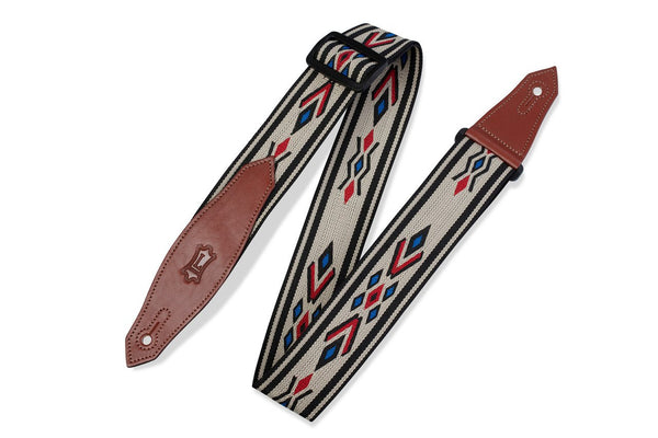 Levy’s MSSN80-MLT 2’ Mulitcolor Jacquard Guitar Strap