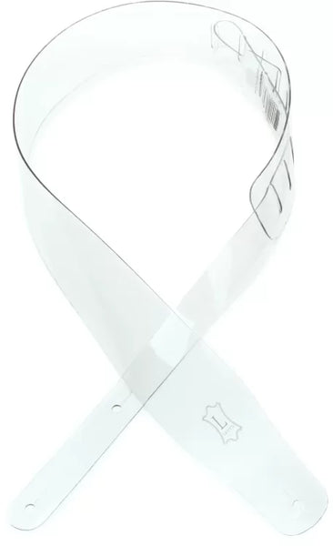 Levy's M26CV-01 2.5” Clear Vinyl Guitar Strap Bass Strap