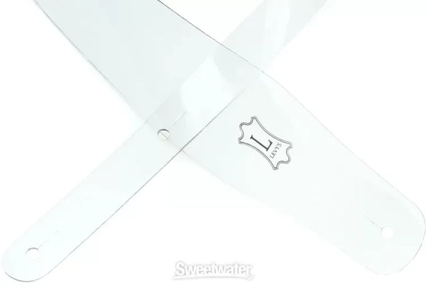 Levy's M26CV-01 2.5” Clear Vinyl Guitar Strap Bass Strap