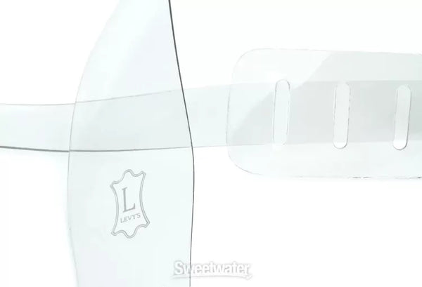 Levy's M26CV-01 2.5” Clear Vinyl Guitar Strap Bass Strap