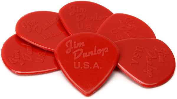 Dunlop Jazz III Pointed Nylon 6 Pick Pack Red