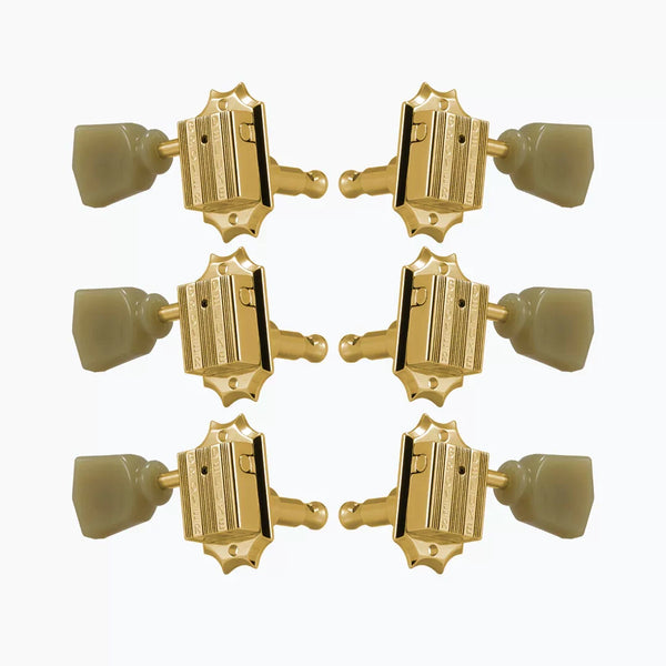 Allparts TK-7940-002 Gold LP Tuning Keys Grover Vintage-Style 3x3 Key Set