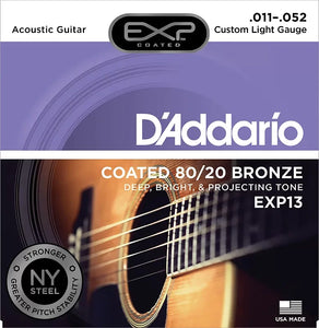 EXP13 Coated 80/20 Bronze 11-52 Custom Light Set