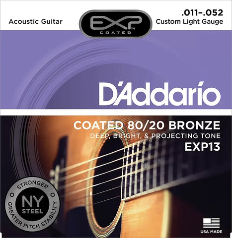 EXP13 Coated 80/20 Bronze 11-52 Custom Light Set