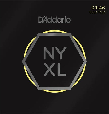 D'Addario NYXL0946 Nickel Wound Electric Guitar Strings, Super Light Top / Regular Bottom Gauge