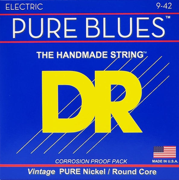 DR PHR-9 Pure Blues Lite Electric Guitar Strings (9-42)