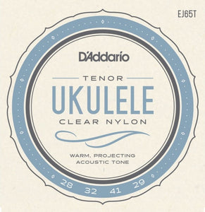 D'Addario EJ65T Pro-ArtÃ© Custom Extruded Nylon Ukulele Strings Tenor Standard