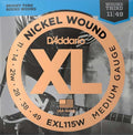 D'Addario EXL115W Nickel Wound 11-49 with Wound 3rd