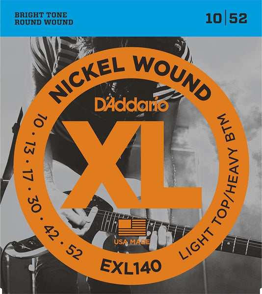 D'Addario EXL140 Nickel Wound Electric Guitar Strings, Light Top / Heavy Bottom Gauge