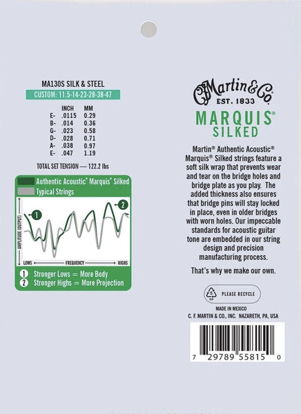 Martin MA130S Marquis Silked Silk & Steel