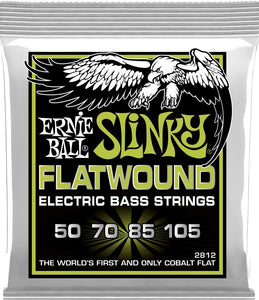 Ernie Ball 2812 REGULAR SLINKY FLATWOUND ELECTRIC BASS STRINGS - 50-105 GAUGE