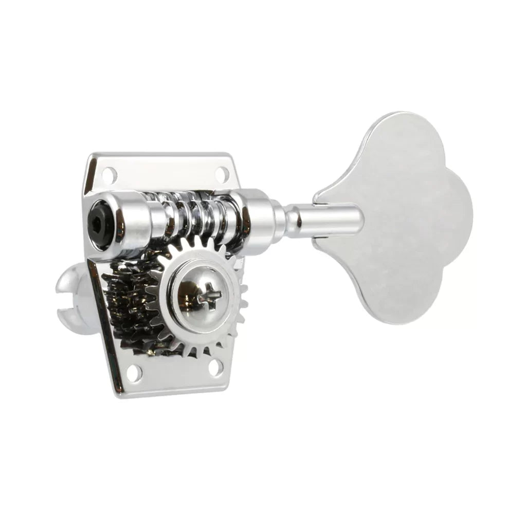 Allparts TK-7944-010 OPEN GEAR 2X2 IMPORT BASS KEYS Chrome