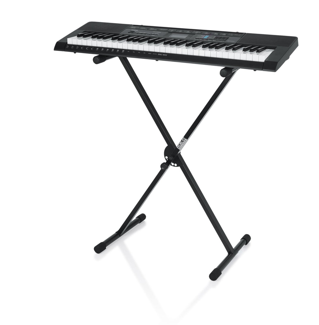 Gator Rok-It X Style Single Braced Keyboard Stand Black