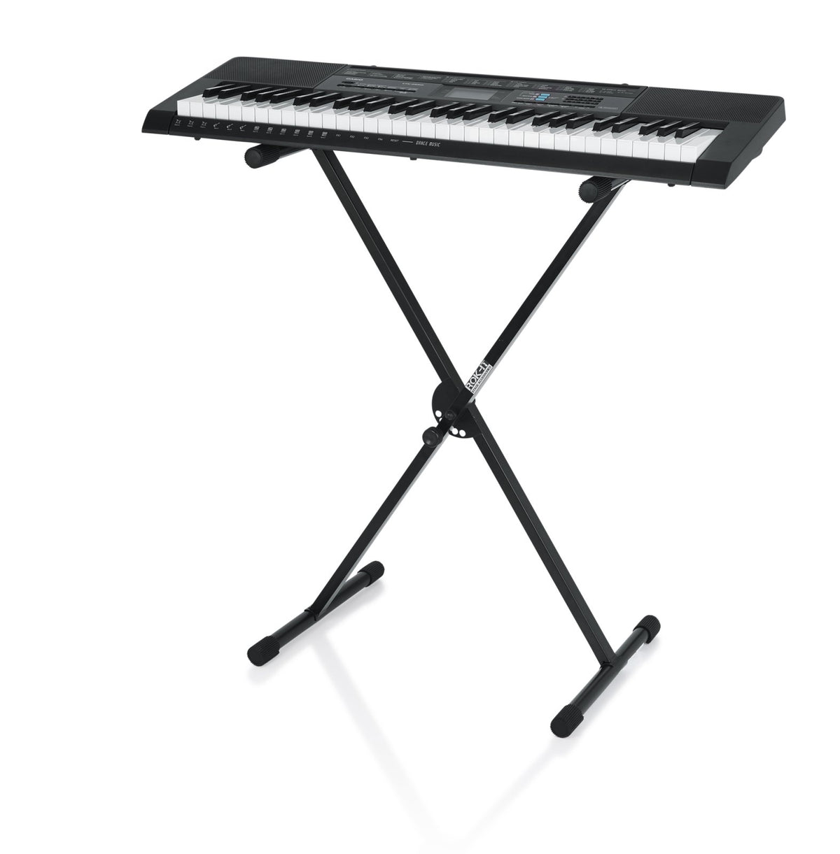 Gator Rok-It X Style Single Braced Keyboard Stand Black