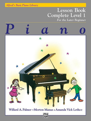 Alfred’s Basic Piano Library Lesson Book 1 Complete for the Late Beginner 2229