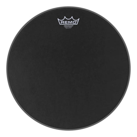 BA-0813-ES Remo 13" Ambassador Black Suede
