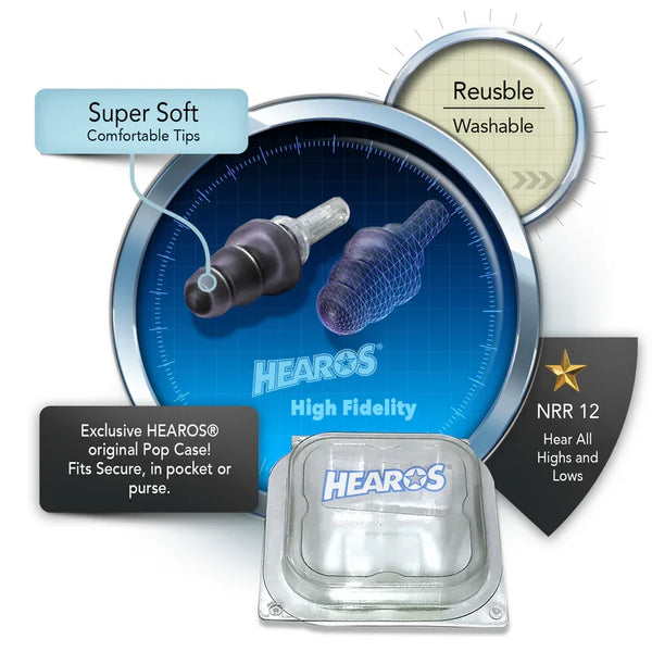 211 Hearos Hi Fi 1 Pair with Case