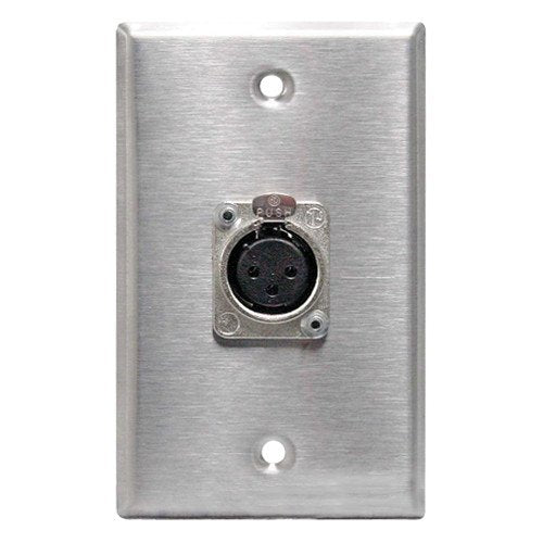 Rapco Horizon SP-1DFN.POLY XLR Single Gang Wall Plate