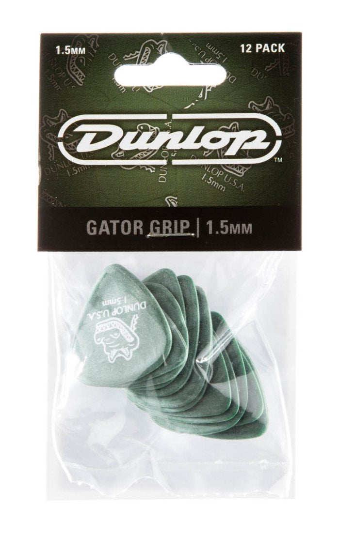 Dunlop 1.5mm Gator Grip 12 Pick Pack