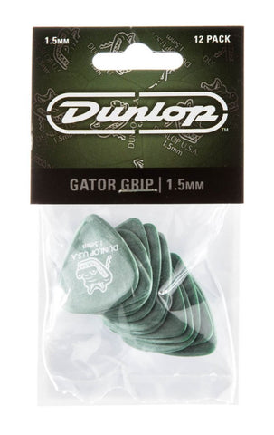 Dunlop 1.5mm Gator Grip 12 Pick Pack