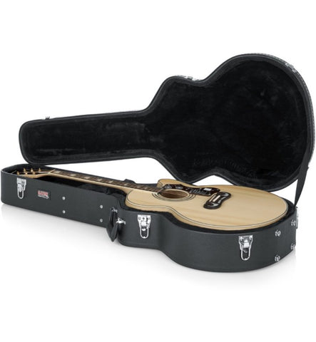 Gator GW-JUMBO Deluxe Wood Case for Jumbo Acoustic Guitar