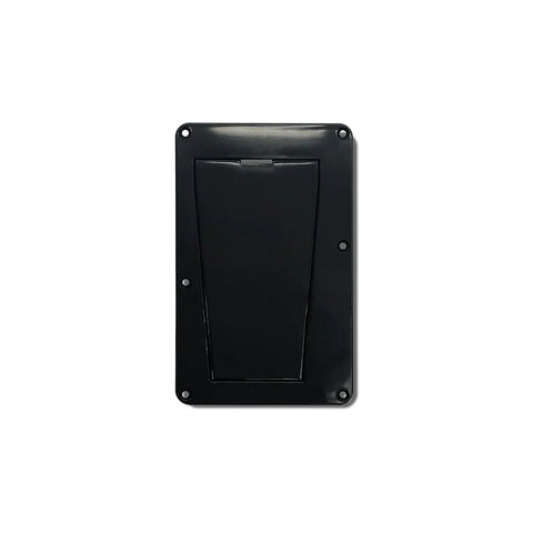 Allparts PG-0548-023 TREMOLO SPRING COVER WITH ACCESS PANEL Black