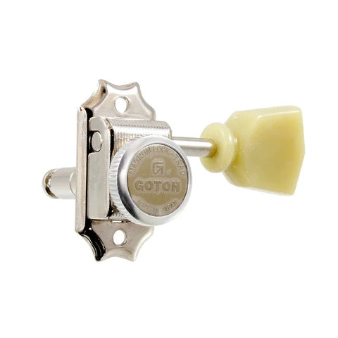 Gotoh Allparts TK-0736 GOTOH SD90-MGT 3X3 LOCKING TUNERS WITH KEYSTONE BUTTONS