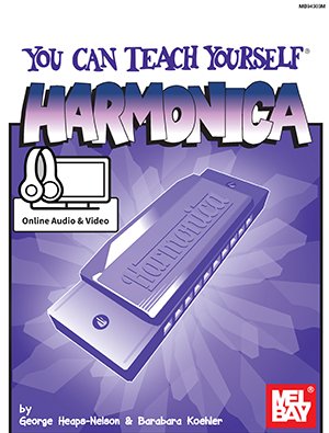 You Can Teach Yourself Harmonica Book + Online Audio/Video 94303M Mel Bay