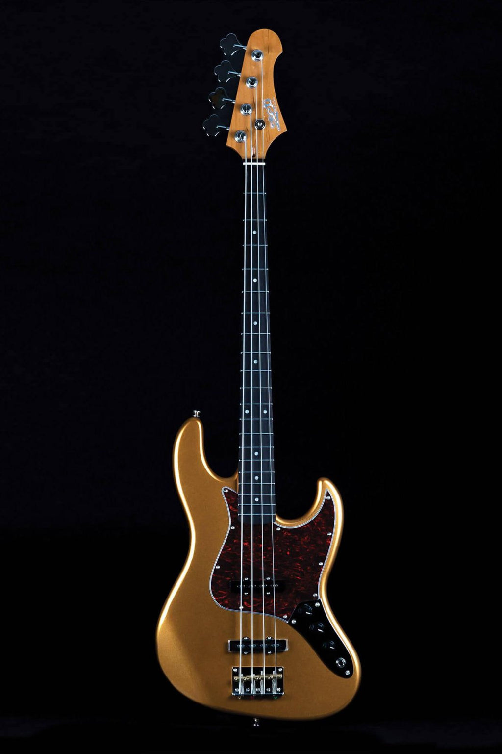 Jet JJB-300GD 4 String Bass Guitar - Gold