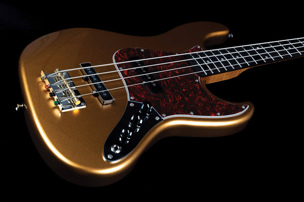Jet JJB-300GD 4 String Bass Guitar - Gold