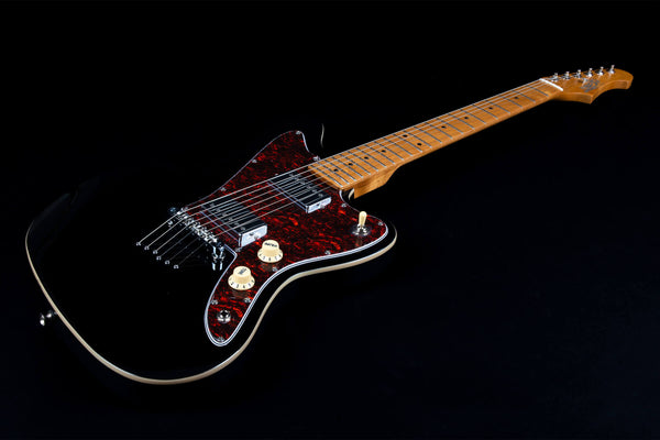 Jet JJ-350BK Offset Electric Guitar - Black