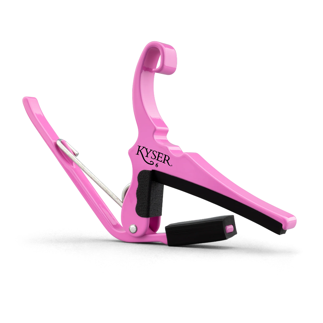 Kyser KG6PRA Quick-Change 6-String Guitar Capo - Pink Revival