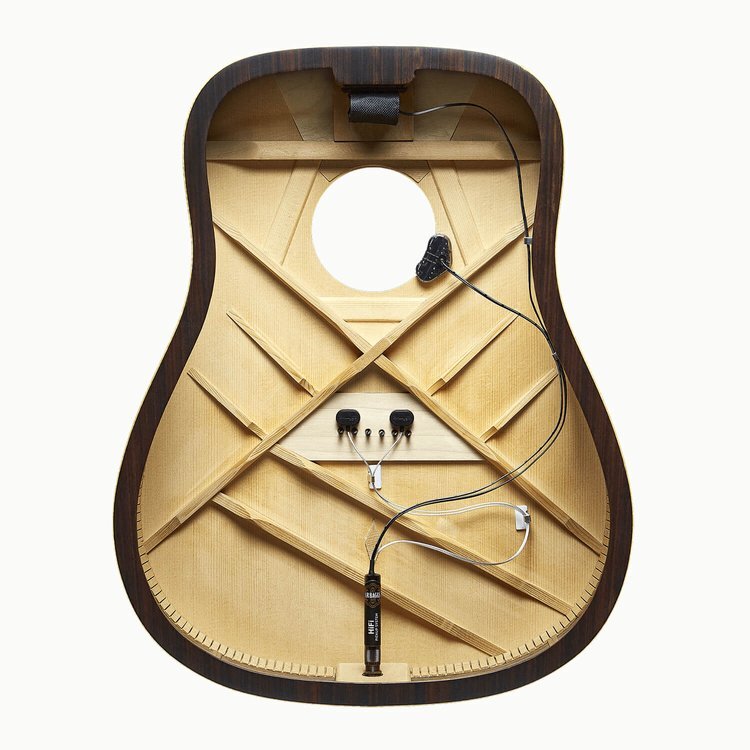 LR Baggs HiFi High-Fidelity Acoustic Bridge Plate Pickup System with Volume and Tone Control