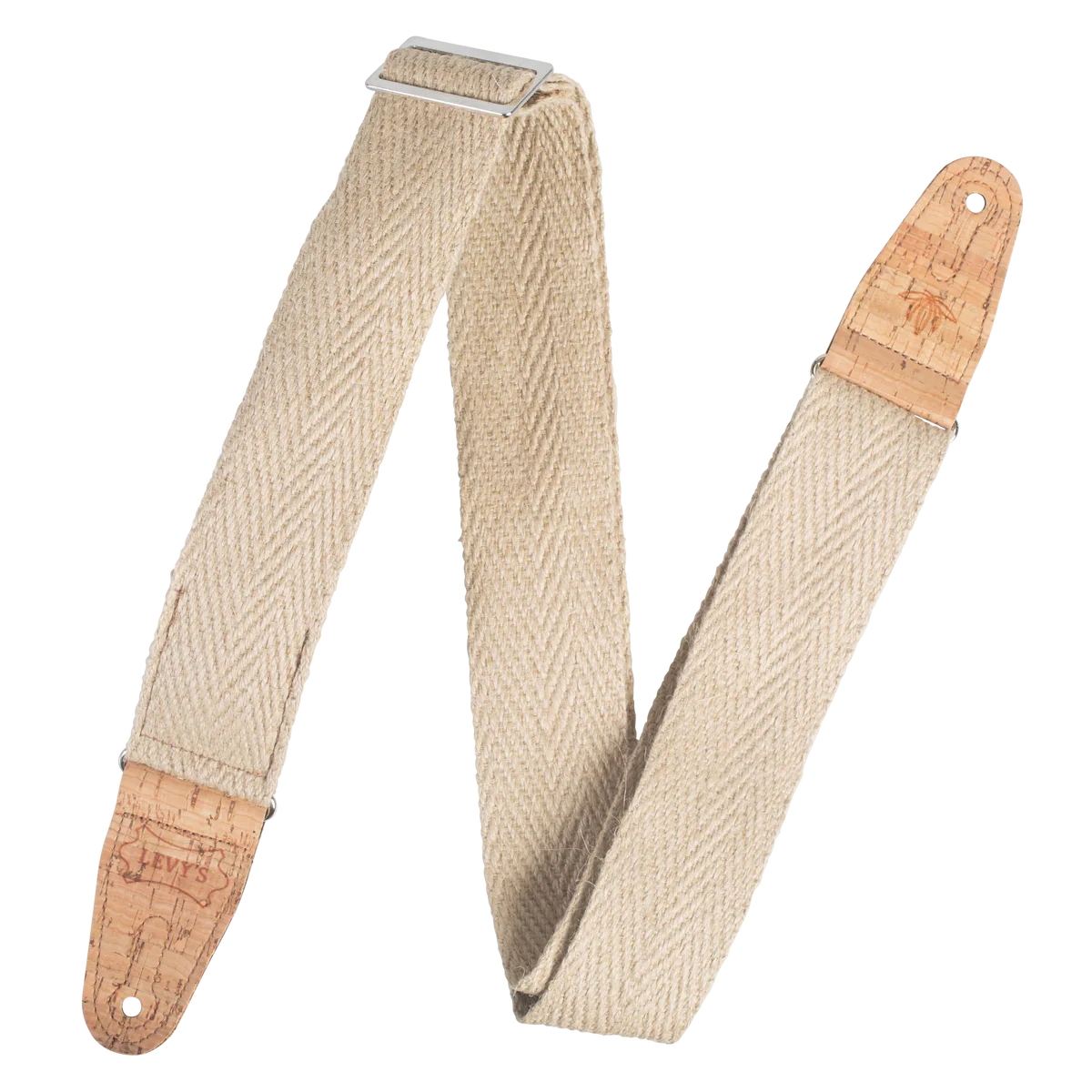 Levy's MH8P-NAT Vegan Hemp Series Guitar Strap - Natural