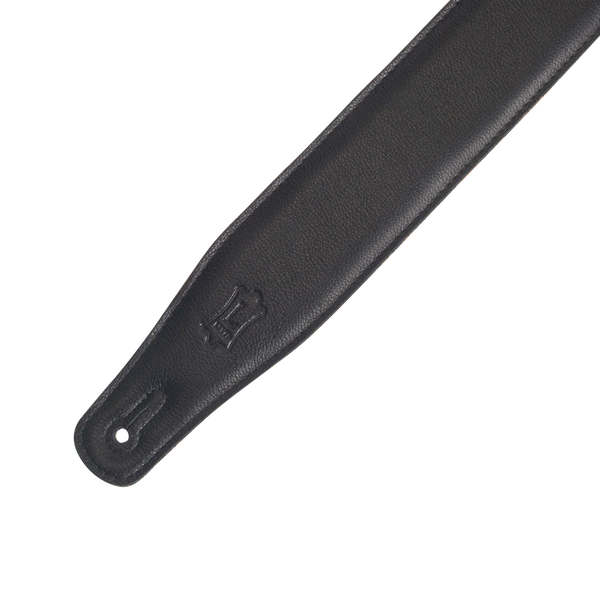 Levy's MRHGS-BLK Leather Right Height Series Guitar Strap - Black
