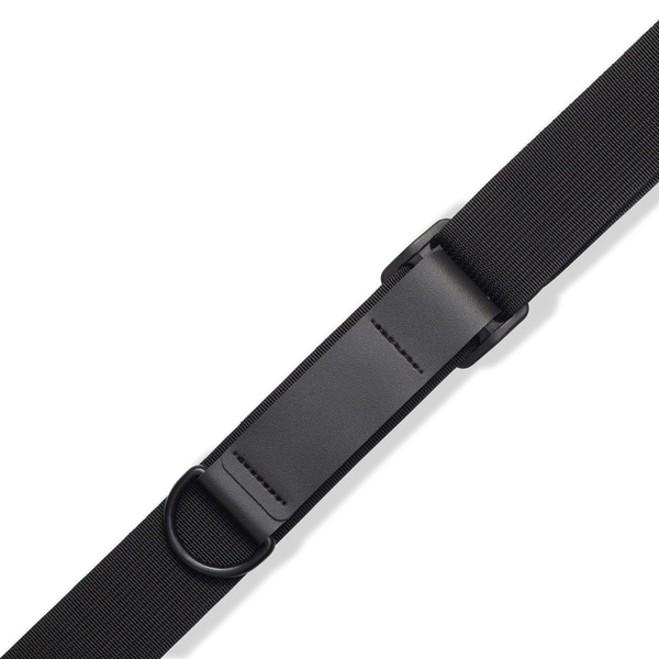 Levy's MRHSS-BLK Leather Right Height Series Guitar Strap - Black