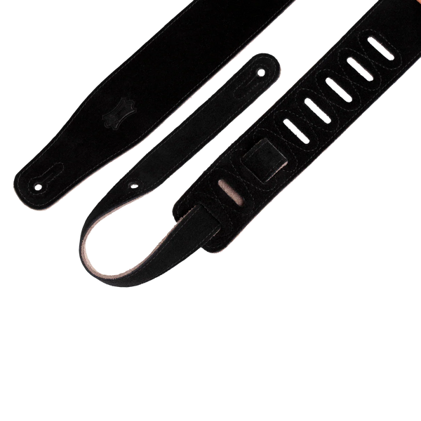 Levy's MS26-BLK Simply Suede Series Guitar Strap - Black