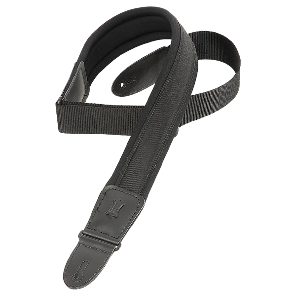 Levy's PM48NP3 Comfort Series Guitar Strap - Black