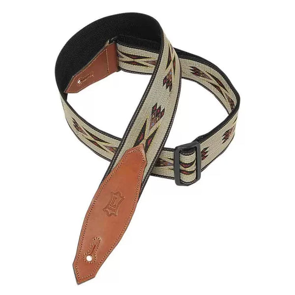 Levy’s MSSN80-TAN 2” Jacquard Levy's Guitar Strap