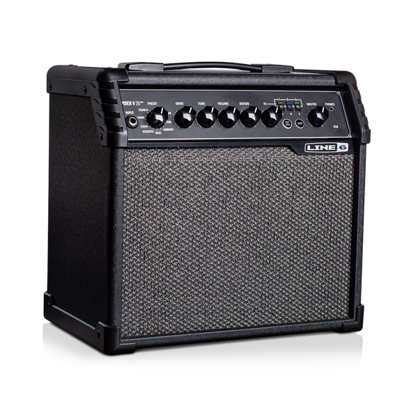 Line 6 Spider V 20 MkII 20-Watt 1x8" Digital Modeling Guitar Combo - Black