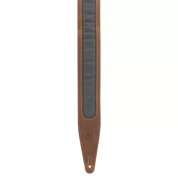 Levy's M317TRI-BRN-GRY VOYAGER PRO SERIES Guitar Strap - Brown & Gray