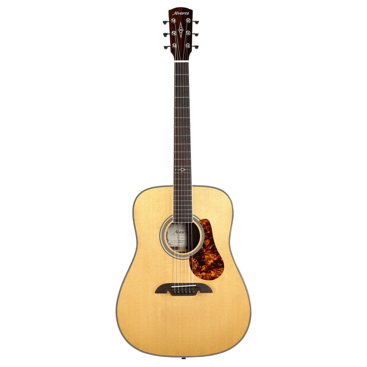 Alvarez MD70e Herringbone Acoustic-Electric Guitar - Natural