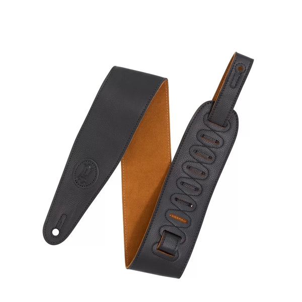 Levy's MGS44ST3-BLK-HNY STRATUS SERIES Guitar Strap - Black & Honey