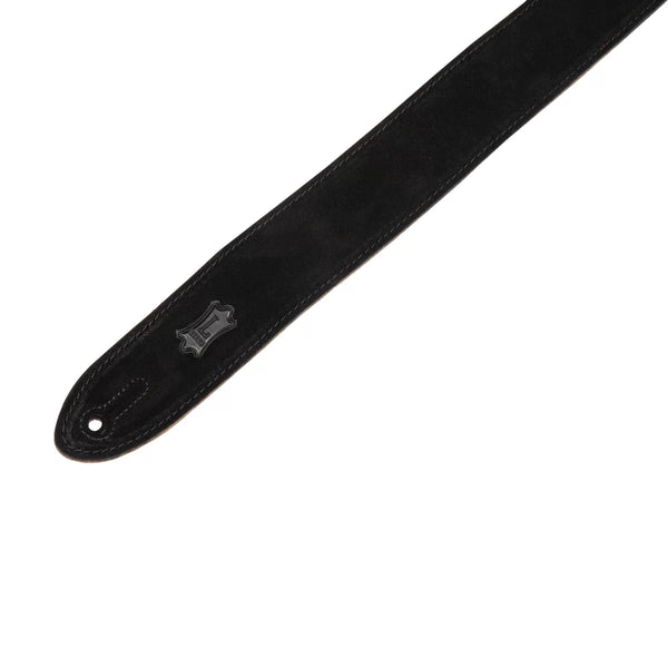 Levy's MS12-BLK SIMPLY SUEDE SERIES Guitar Strap - Black